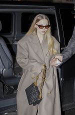 DOVE CAMERON Arrives at Her Hotel in Paris 09/26/2024