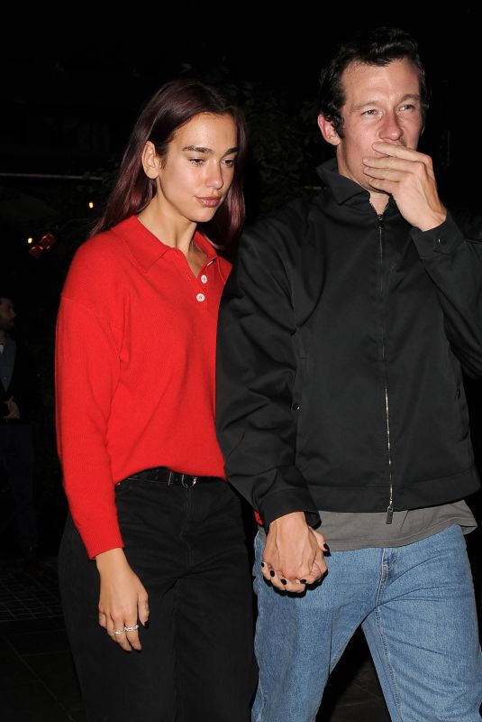 DUA LIPA and Callum Turner Nigt Out in London 09/14/2024
