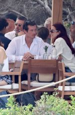 DUA LIPA and Callum Turner on a Lunch Date in Ibiza 09/01/2024