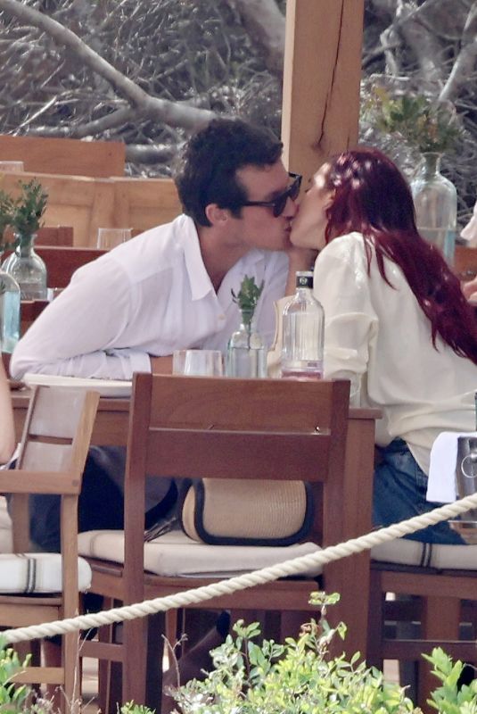 DUA LIPA and Callum Turner on a Lunch Date in Ibiza 09/01/2024