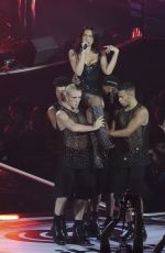 DUA LIPA Performs at iHeartRadio Music Festival in Las Vegas 09/20/2024