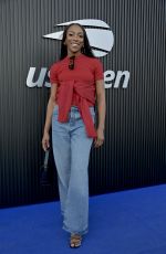 EGO NWODIM at 2024 US Open Celebrity Blue Carpet in New York 08/02/2024