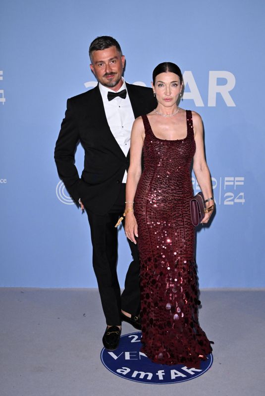 ELISABETTA FRANCHI at AmfAR Gala at 81st Venice Film Festival 09/01/2024