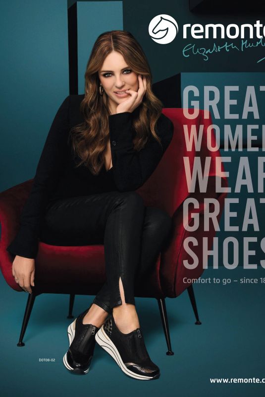 ELIZABETH HURLEY for Remonte Shoes, October 2024