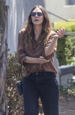 ELIZABETH OLSEN  Arrives at All Time Restaurant in Los Angeles 09/12/2024