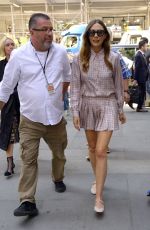 ELIZABETH OLSEN Arrives at Today Show Studio in New York 09/05/2024