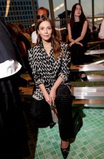 ELIZABETH OLSEN at Tory Burch RTW Spring Show at New York Fashion Week 09/09/2024