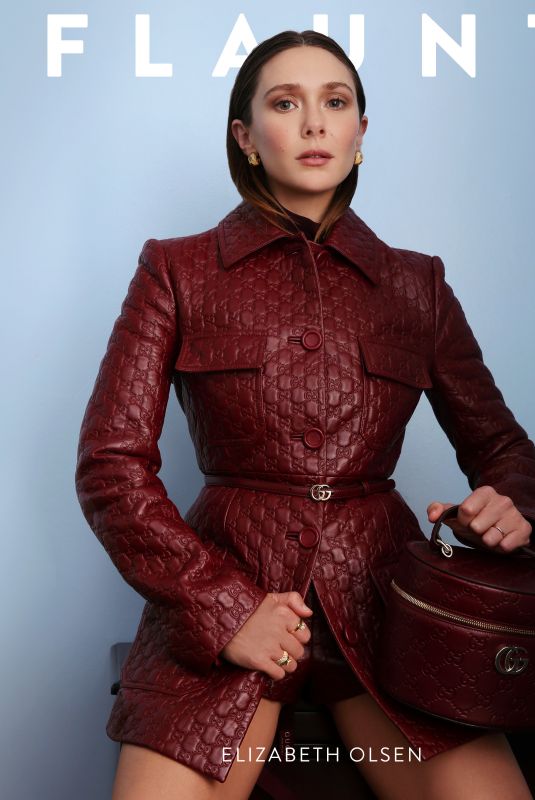 ELIZABETH OLSEN for Flaunt Magazine, September 2024