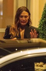 ELIZABETH OLSEN Out and About in London 09/02/2024