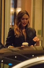 ELIZABETH OLSEN Out and About in London 09/02/2024