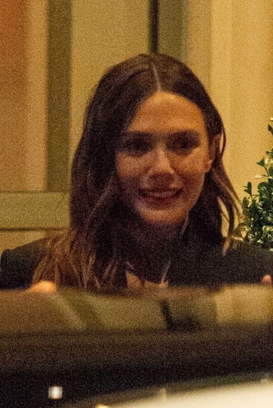 ELIZABETH OLSEN Out and About in London 09/02/2024