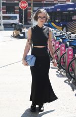 ELLA EMHOFF Arrives at Proenza Schouler Fashion Show in New York 09/04/2024