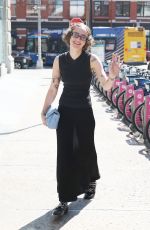 ELLA EMHOFF Arrives at Proenza Schouler Fashion Show in New York 09/04/2024