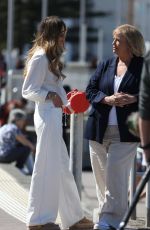 ELLE MACPHERSON Interviewed by Tracy Grimshaw for 60 Minutes at Bondi Beach in Sydney 08/31/2024
