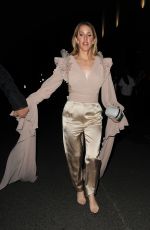 ELLIE GOULDING Arrives at Burberry Afterparty at London Fashion Week 09/16/2024