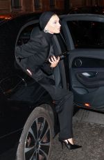 ELSA HOSK Arrives at YSL Fashion Show After-party in Paris 09/24/2024