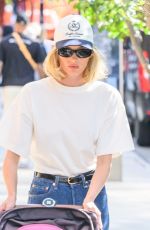 ELSA HOSK Out with Her Baby in New York 09/09/2024