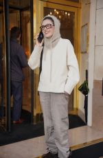 EMILY CAREY Leaves Her Hotel in Paris 09/26/2024