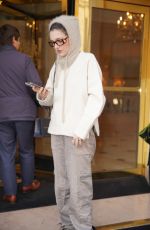 EMILY CAREY Leaves Her Hotel in Paris 09/26/2024