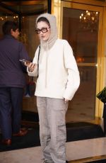 EMILY CAREY Leaves Her Hotel in Paris 09/26/2024