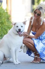 EMMA HERNAN Out with Her Dog on Melrose Place in West Hollywood 09/11/2024