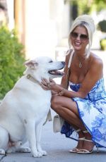 EMMA HERNAN Out with Her Dog on Melrose Place in West Hollywood 09/11/2024