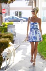 EMMA HERNAN Out with Her Dog on Melrose Place in West Hollywood 09/11/2024