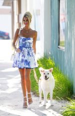EMMA HERNAN Out with Her Dog on Melrose Place in West Hollywood 09/11/2024