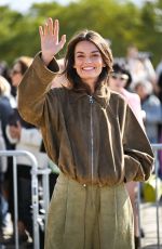 EMMA MACKEY Arrives at Loewe Spring-Summer 2025 Show at Paris Fashion Week 09/27/2024