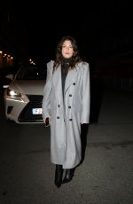 EMMA MARRONE Arrives at Costes Party in Paris 09/28/2024