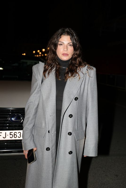 EMMA MARRONE Arrives at Costes Party in Paris 09/28/2024