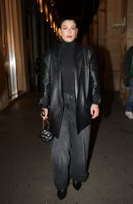 EMMA MARRONE Arrives at Vetements Party at Costes in Paris 09/27/2024