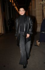 EMMA MARRONE Arrives at Vetements Party at Costes in Paris 09/27/2024