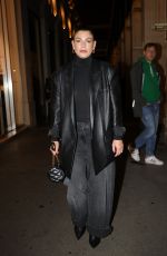 EMMA MARRONE Arrives at Vetements Party at Costes in Paris 09/27/2024