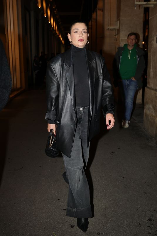 EMMA MARRONE Arrives at Vetements Party at Costes in Paris 09/27/2024