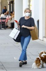 EMMA ROBERTS Out Shopping at James Perse in Beverly Hills 09/13/2024