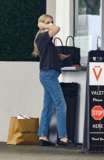EMMA ROBERTS Out Shopping at James Perse in Beverly Hills 09/13/2024