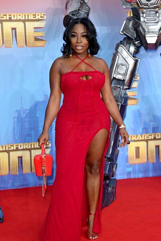 ESTHER FALANA at Transformers One Premiere at Cineworld Leicester Square in London 09/19/2024