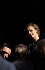 EVA HERZIGOVA Arrives at Dolce & Gabbana Show at Milan Fashion Week 09/21/2024