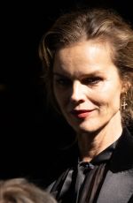 EVA HERZIGOVA Arrives at Dolce & Gabbana Show at Milan Fashion Week 09/21/2024