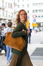 EVA HERZIGOVA Arrives at Her Hotel in Milan 09/16/2024