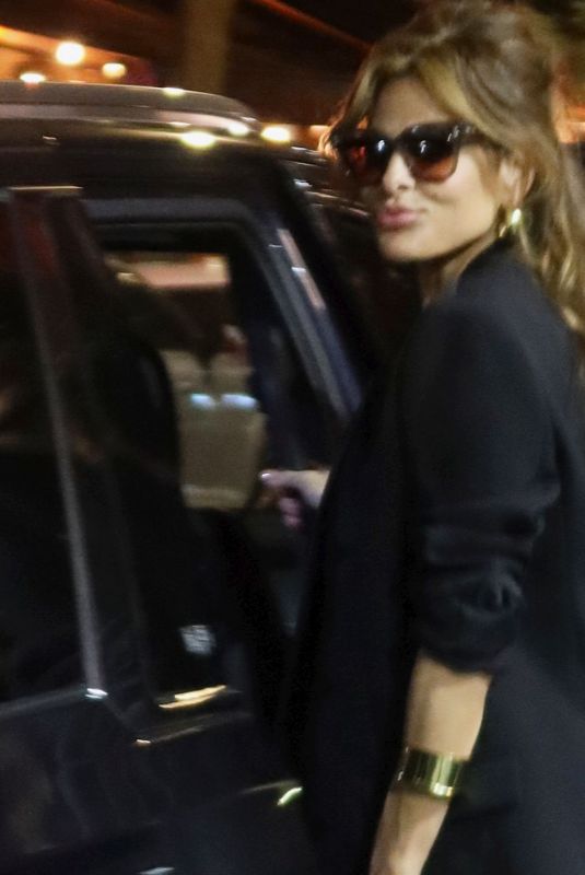 EVA MENDES Leaves 92Y in New York 09/17/2024