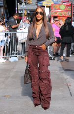EVE JIHAN JEFFERS Arrives at Good Morning America in New York 09/16/2024
