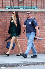 FAMKE JANSSEN and Ryan Faucett Out for a Smoothie in West Village 09/16/2024