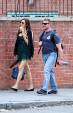 FAMKE JANSSEN and Ryan Faucett Out for a Smoothie in West Village 09/16/2024