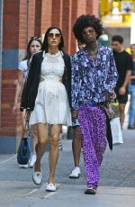 FAMKE JANSSEN Out witha Friend in New York 09/14/2024
