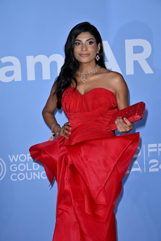 FARHANA BODI at AmfAR Gala at 81st Venice Film Festival 09/01/2024