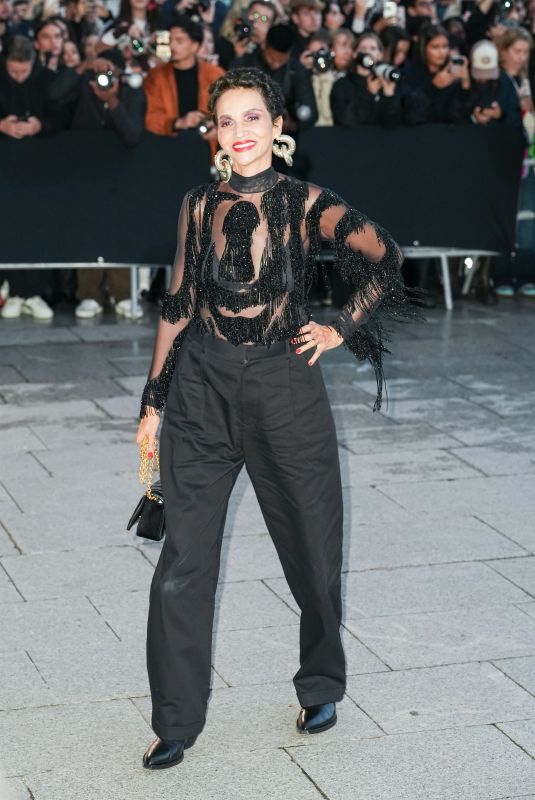 FARIDA KHELFA at Schiaparelli Womenswear Spring-Summer 2025 Show at Paris Fashion Week 09/26/2024
