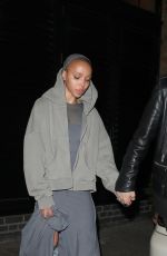 FKA TWIGS and Jordan Hemingway Night Out at Chiltern Firehouse in London 09/14/2024