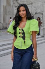 FLORA COQUEREL Arrives at Elie Saab Show at Paris Fashion Week 09/27/2024